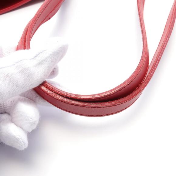 GUCCI GG Canvas Tote Bag Leather Women's Beige Black Red 002 1098 - Picture 10 of 11